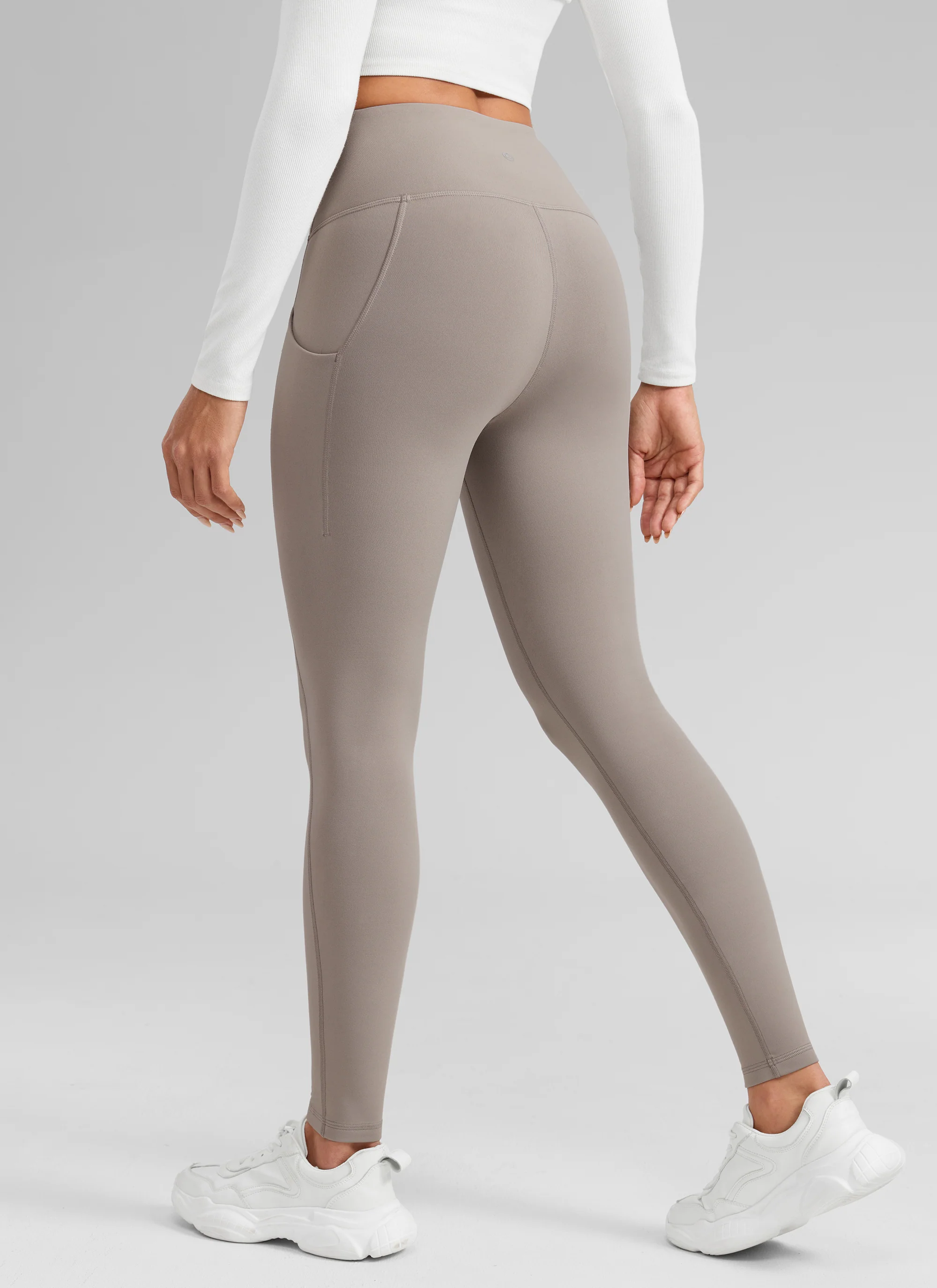 Water Resistant Fleece Lined Pocket Legging 28" - Image 20