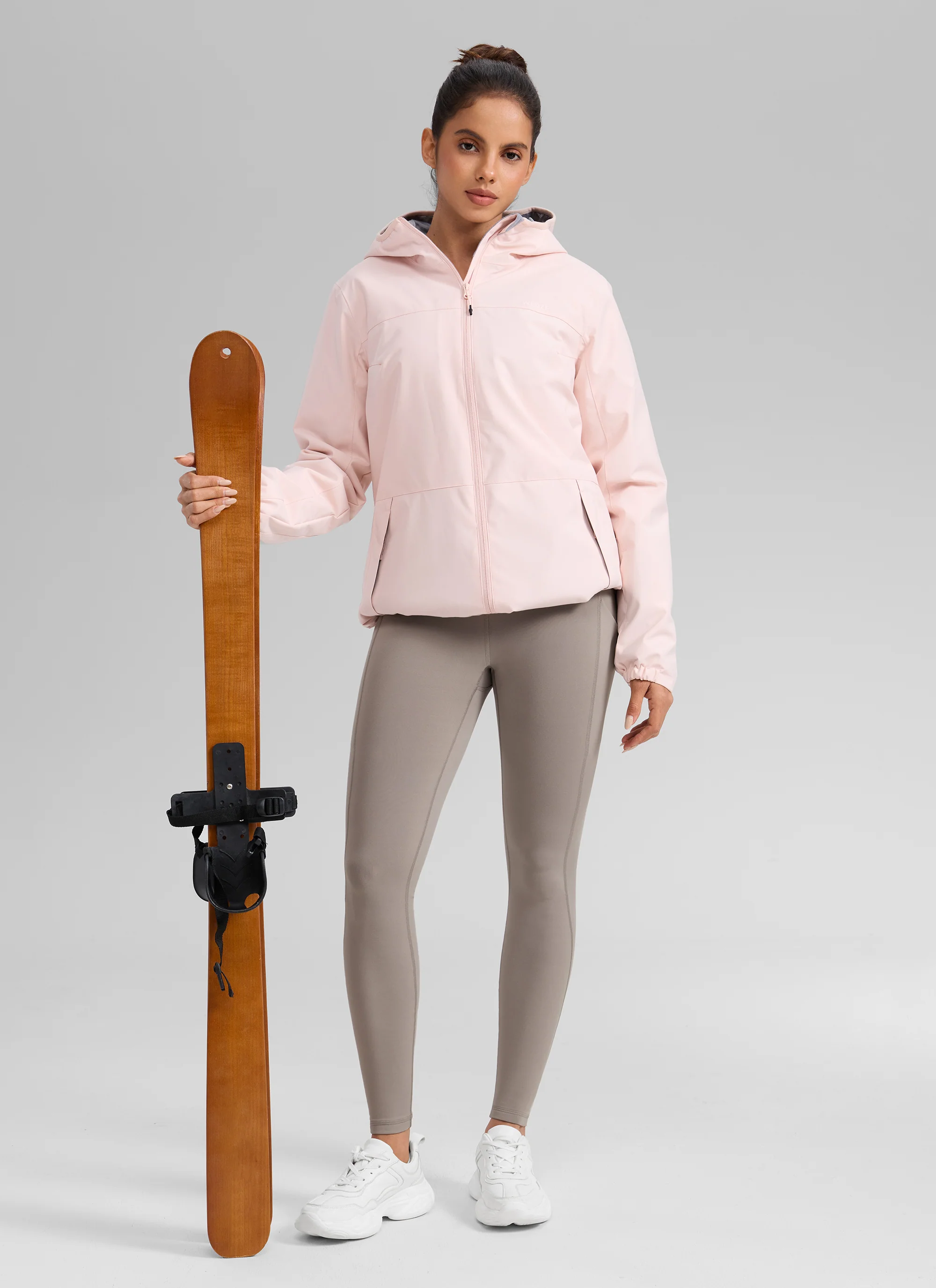Water Resistant Fleece Lined Pocket Legging 28" - Image 21