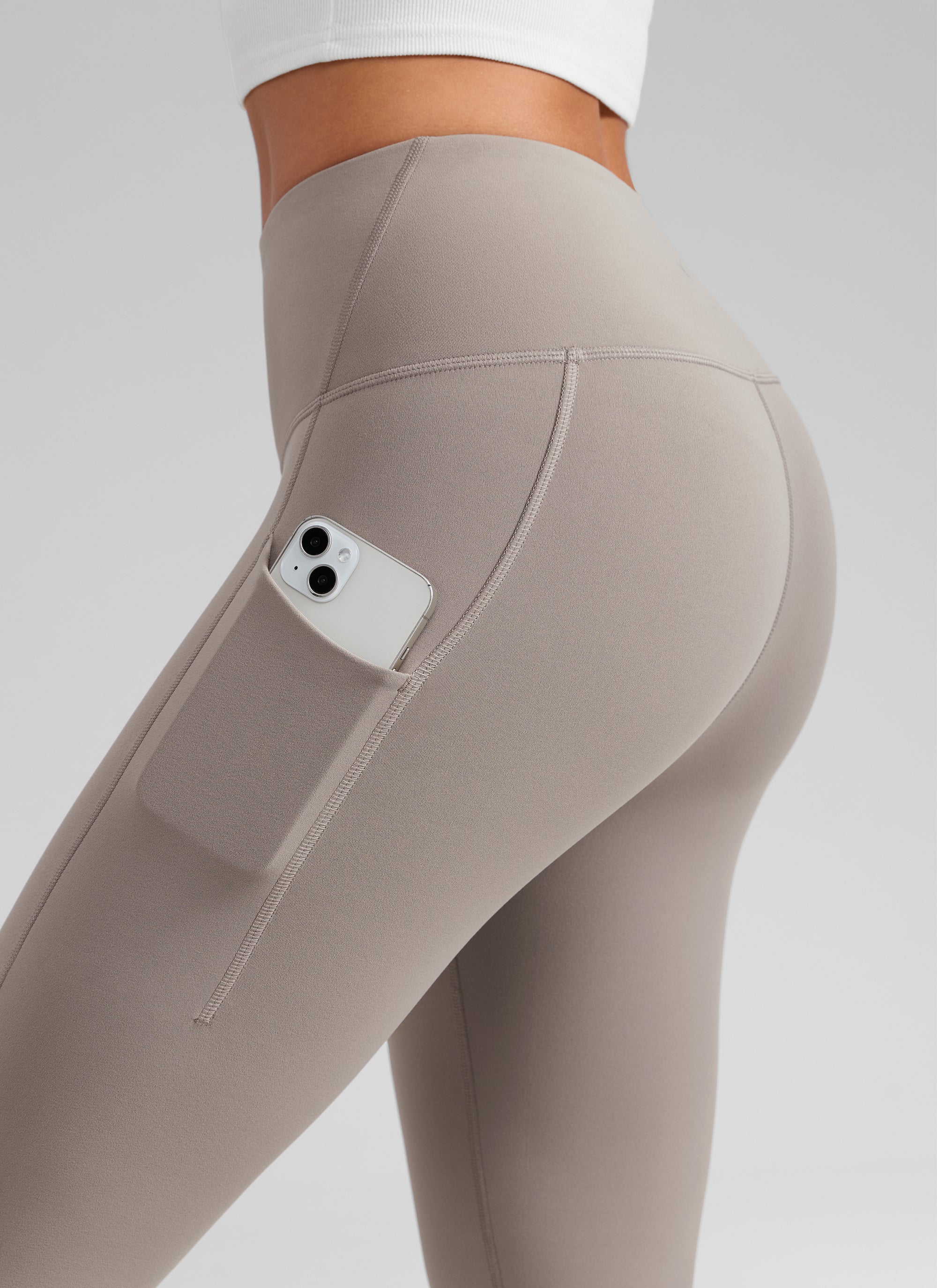 Water Resistant Fleece Lined Pocket Legging 28" - Image 22
