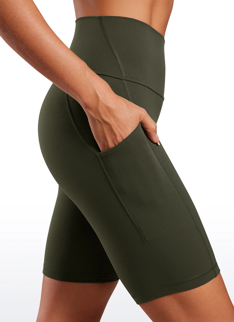 Butterluxe Pocket Yoga Shorts 8'' - Image 19