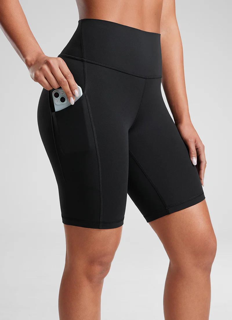 Butterluxe Pocket Yoga Shorts 8'' - Image 4