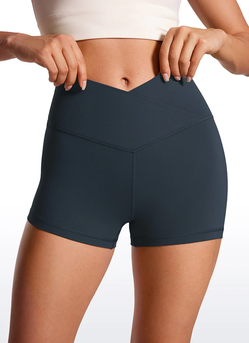 Butterluxe V Cross Waist Shorts 3" - Image 12