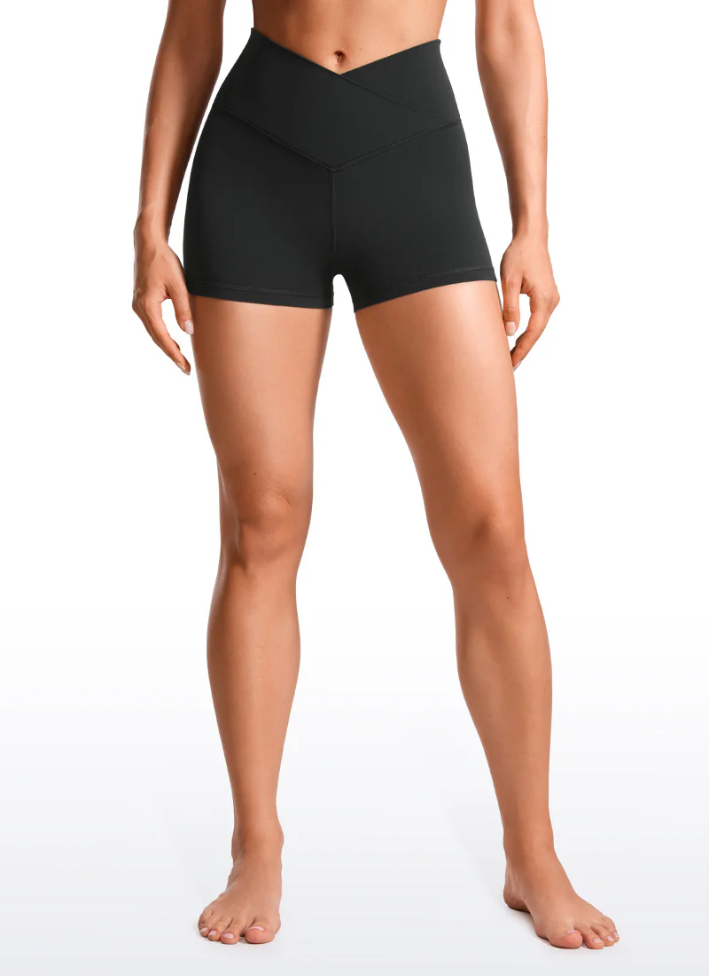 Butterluxe V Cross Waist Shorts 3" - Image 5