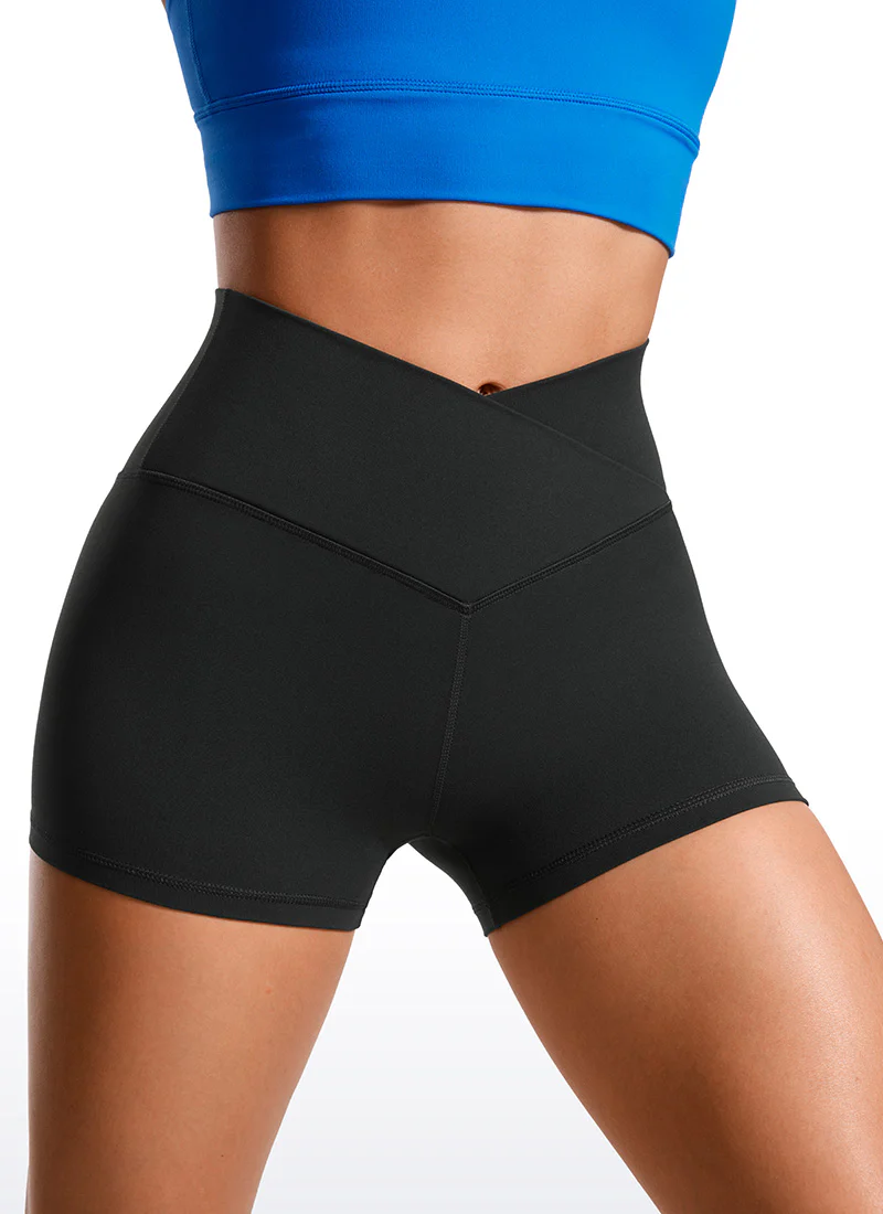 Butterluxe V Cross Waist Shorts 3" - Image 8