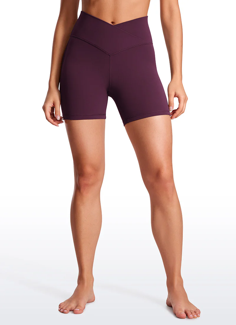 Butterluxe V Cross Waist Shorts 5" - Image 4