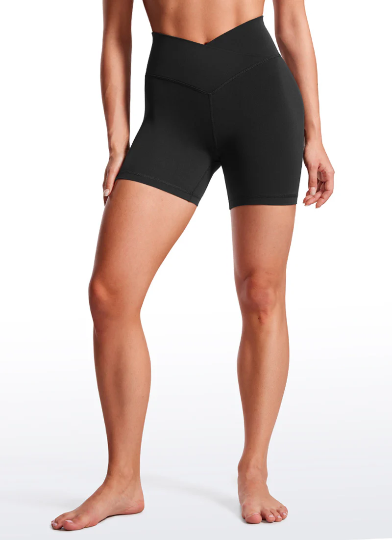 Butterluxe V Cross Waist Shorts 5" - Image 8