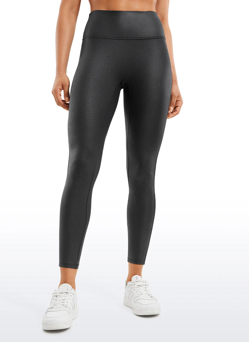 Faux Leather No Front Seam Legging 25'' - Image 6