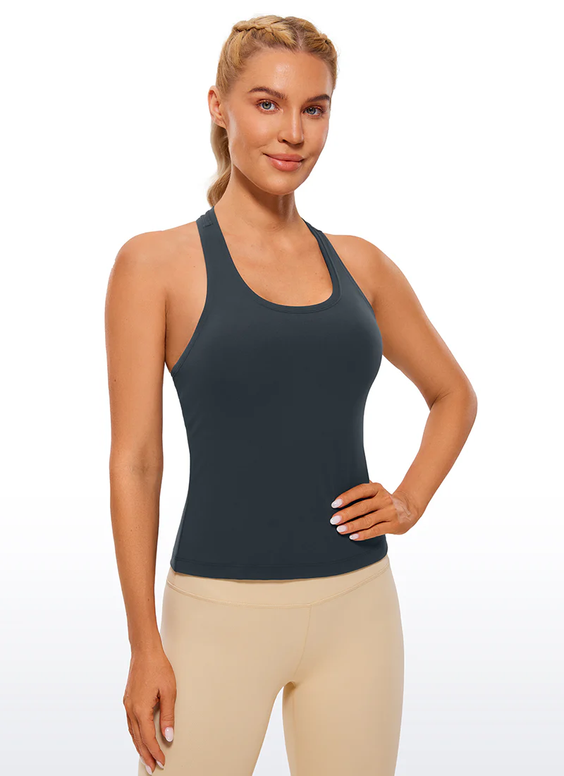 Butterluxe Racerback Waist Length Tank - Image 5