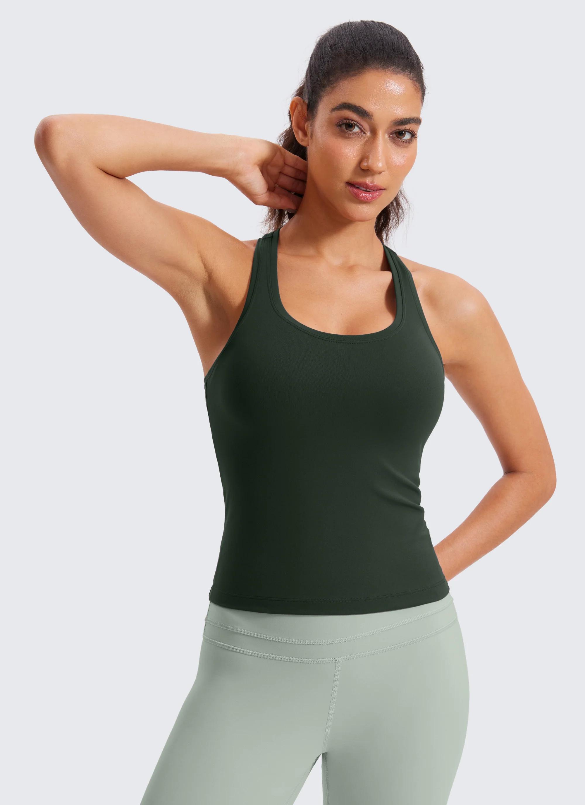 Butterluxe Racerback Waist Length Tank - Image 5