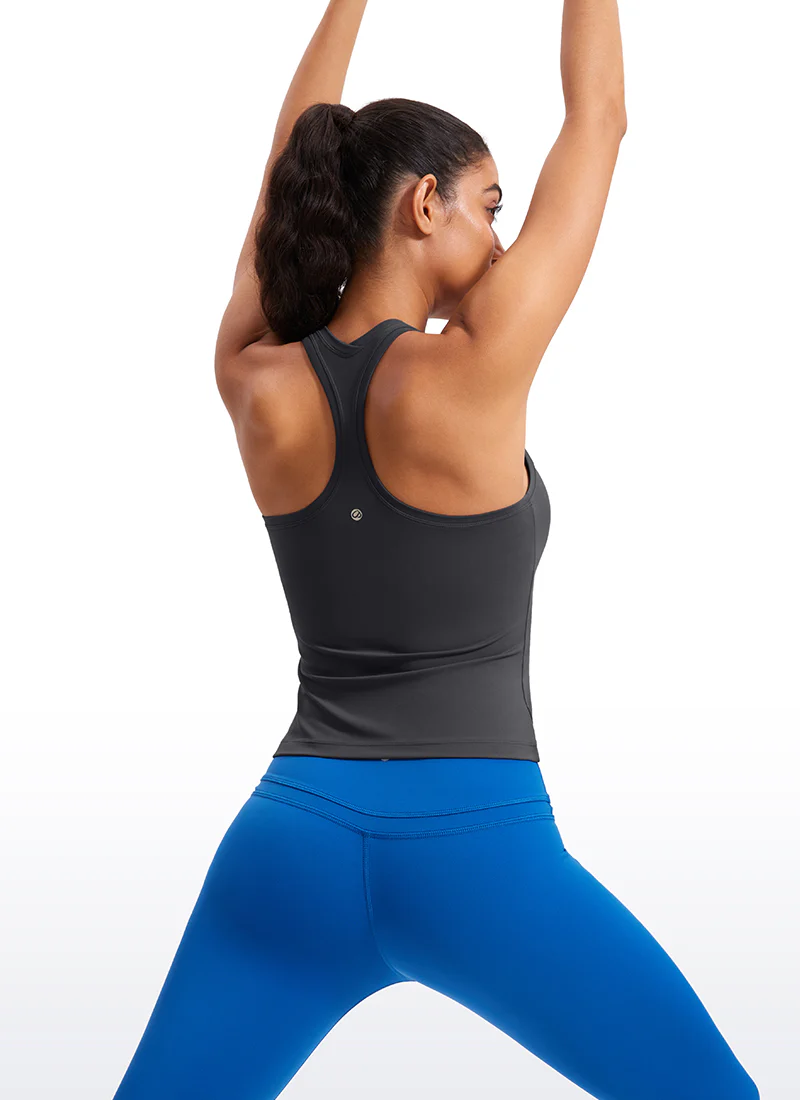 Butterluxe Racerback Waist Length Tank - Image 2