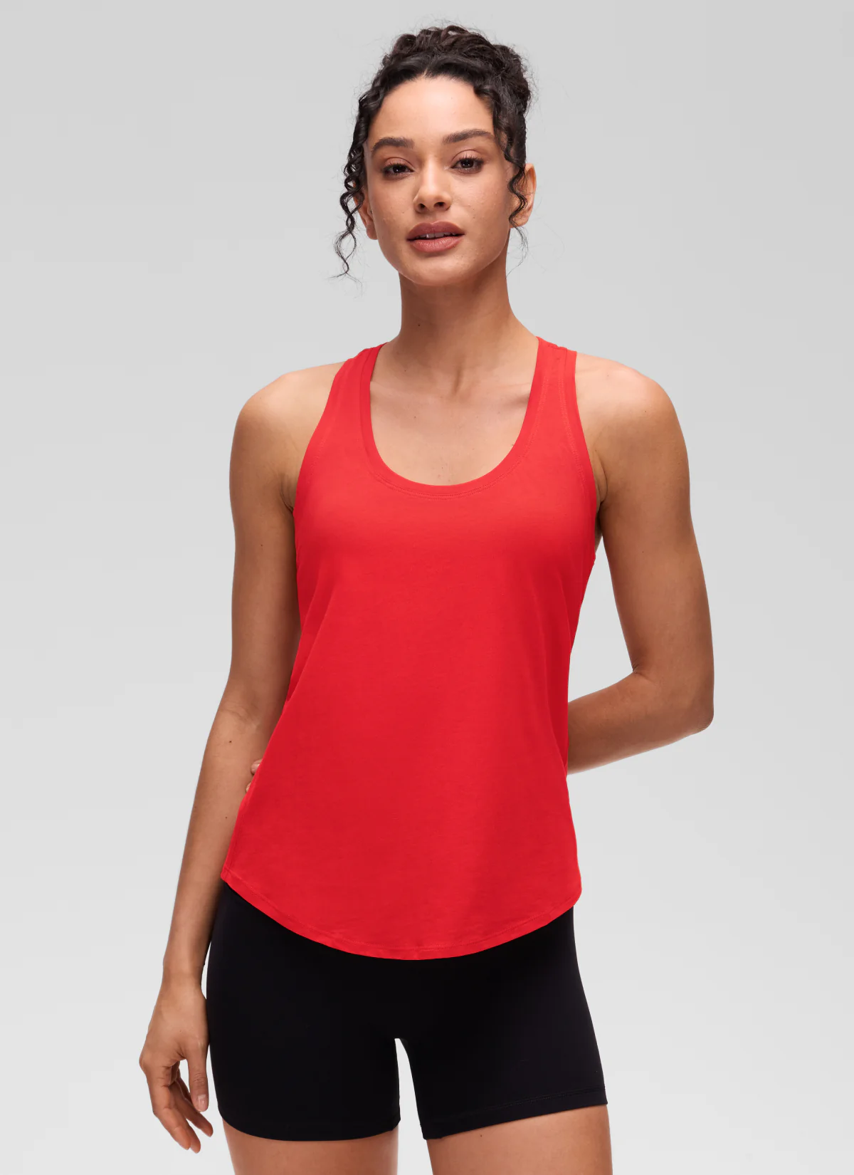 Pima Cotton Hip Length Racerback Tank - Image 28