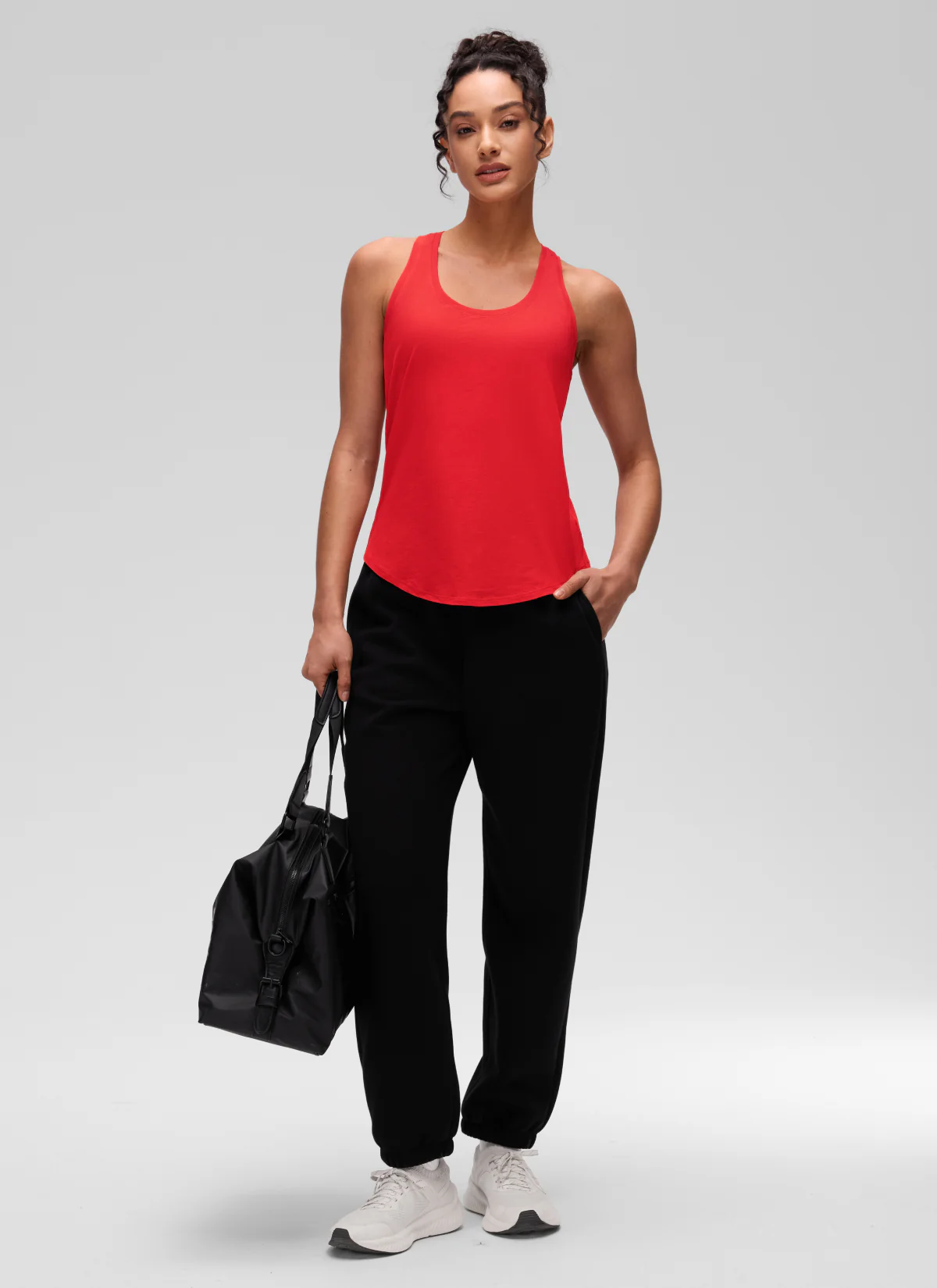 Pima Cotton Hip Length Racerback Tank - Image 30