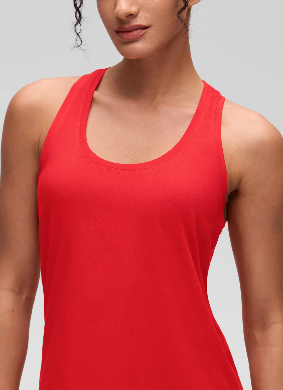 Pima Cotton Hip Length Racerback Tank - Image 31