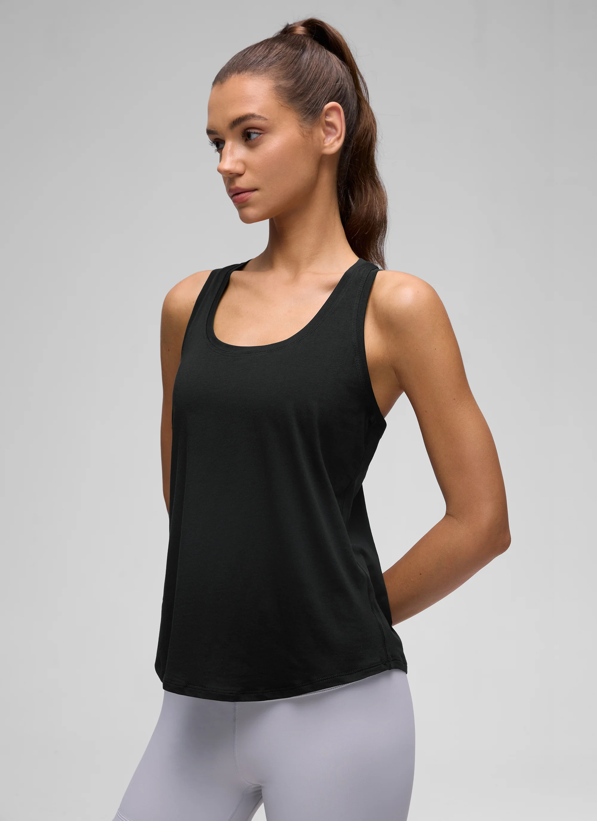 Pima Cotton Hip Length Racerback Tank - Image 5