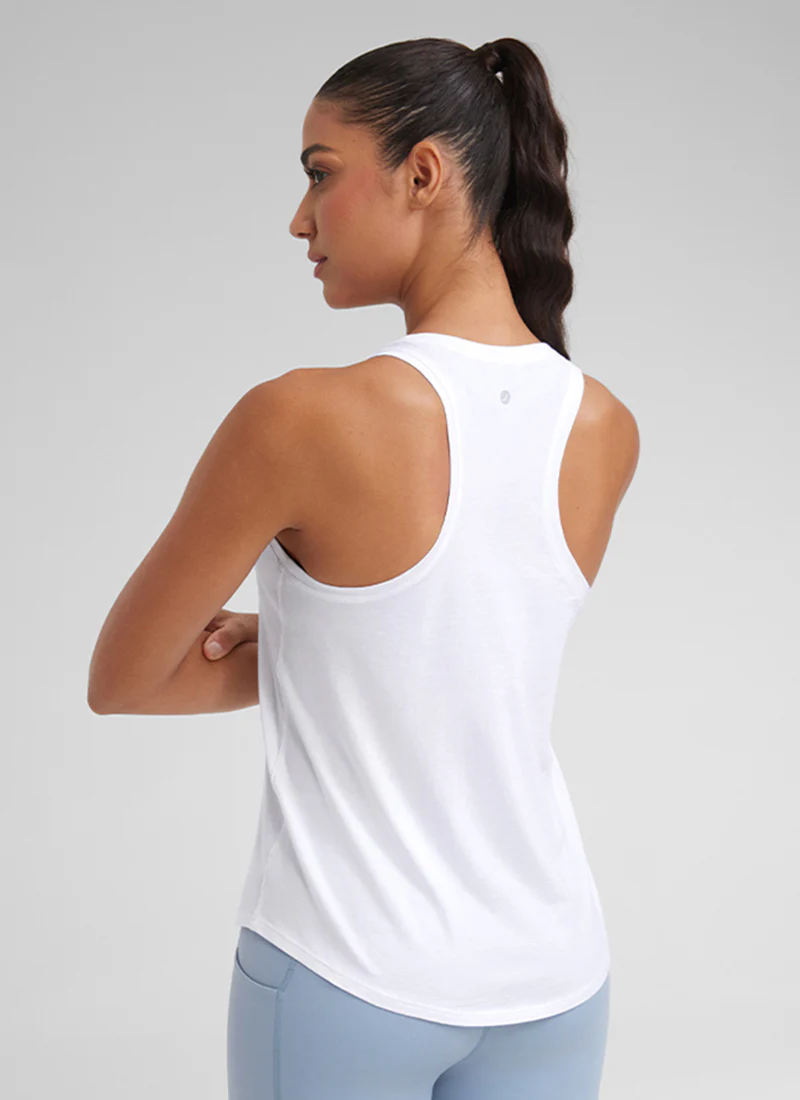 Pima Cotton Hip Length Racerback Tank - Image 7