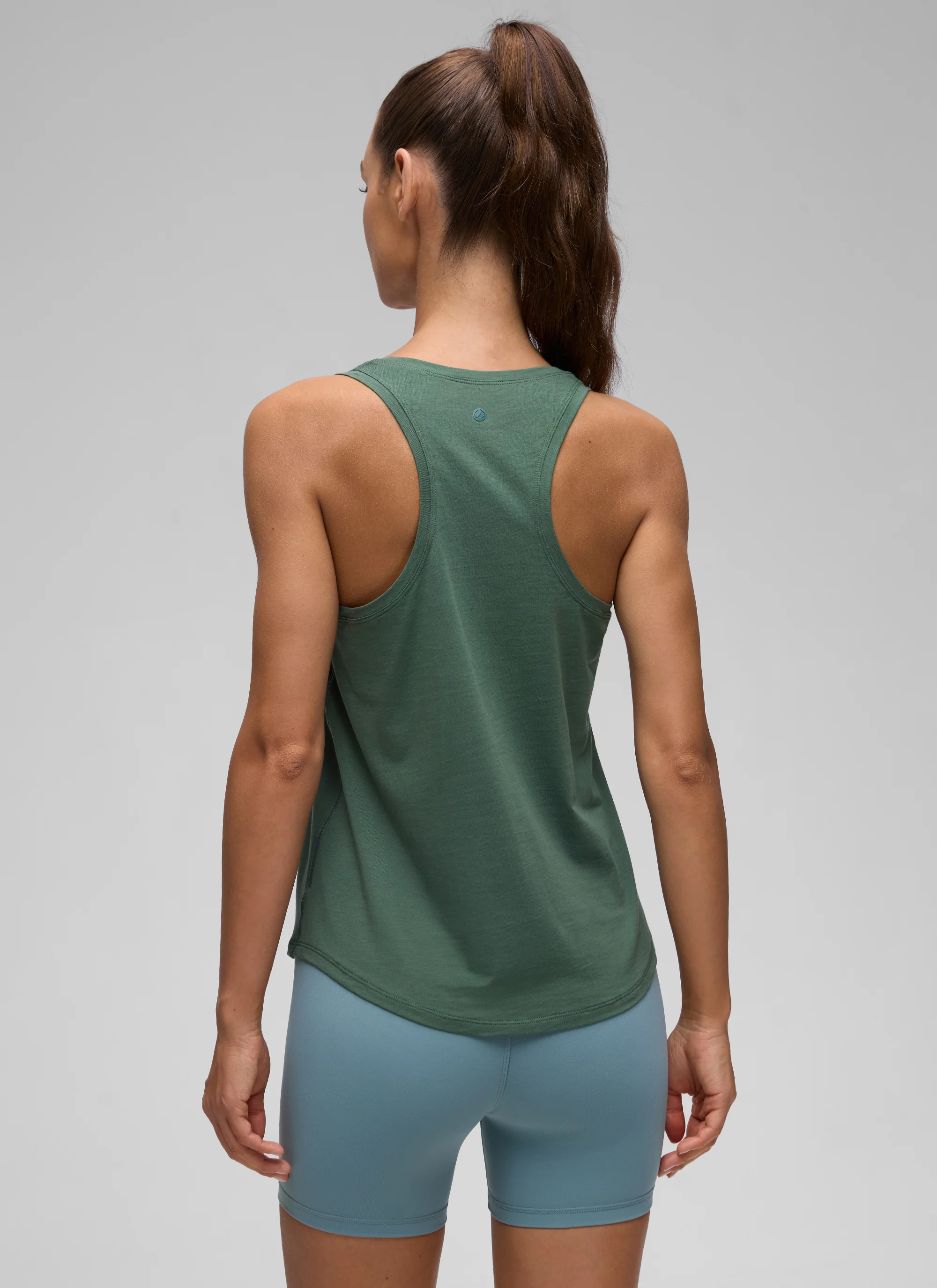 Pima Cotton Hip Length Racerback Tank - Image 2