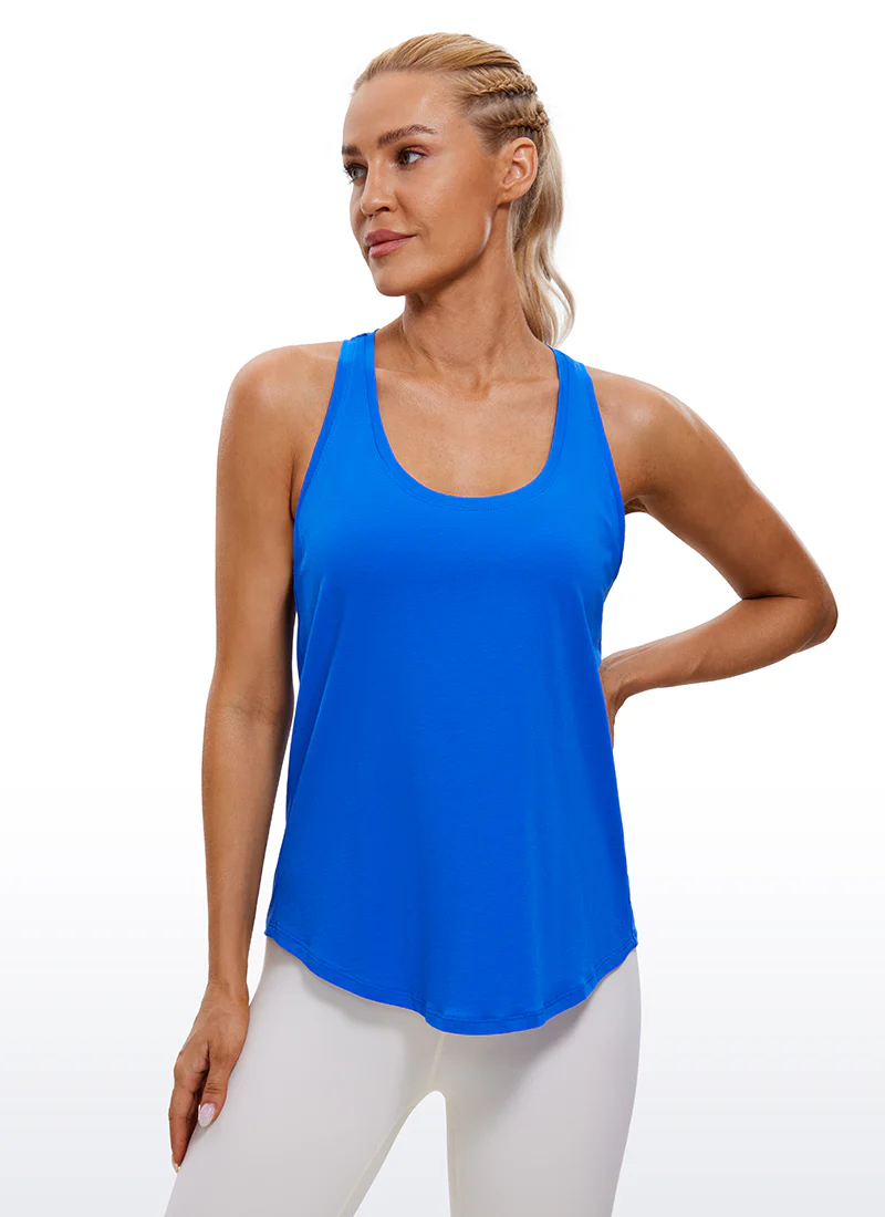 Pima Cotton Hip Length Racerback Tank - Image 5