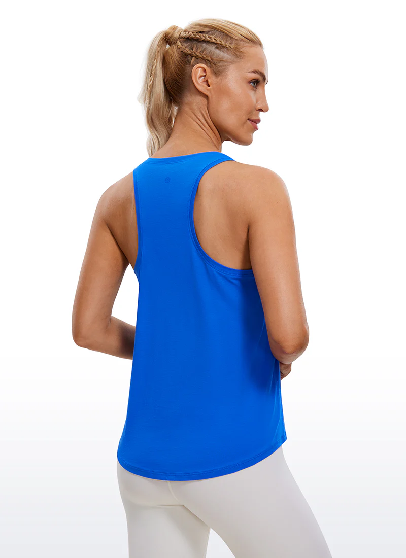 Pima Cotton Hip Length Racerback Tank - Image 6
