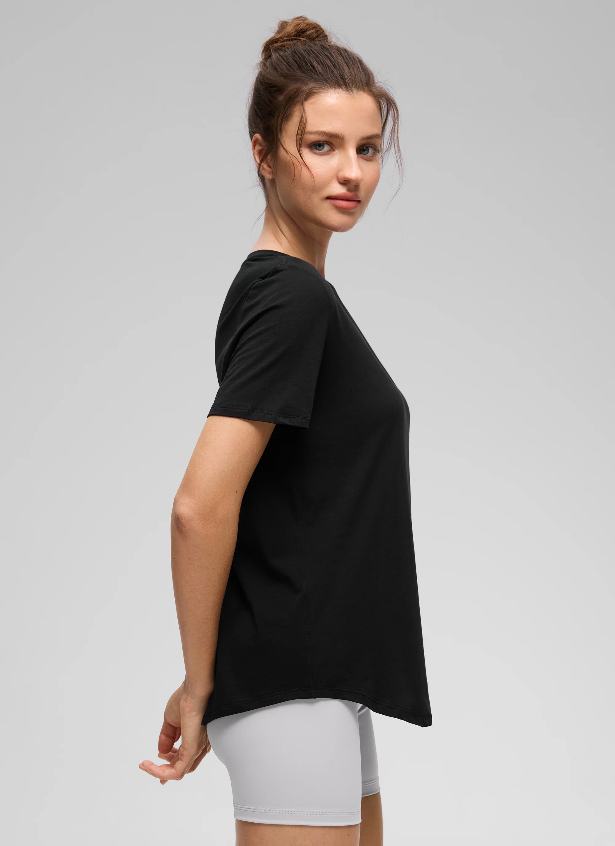 Pima Cotton Round Neck Short Sleeve - Image 4