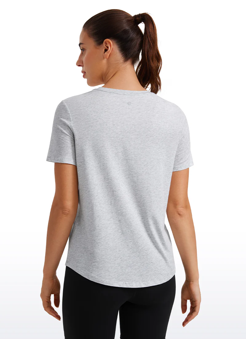Pima Cotton Round Neck Short Sleeve - Image 10