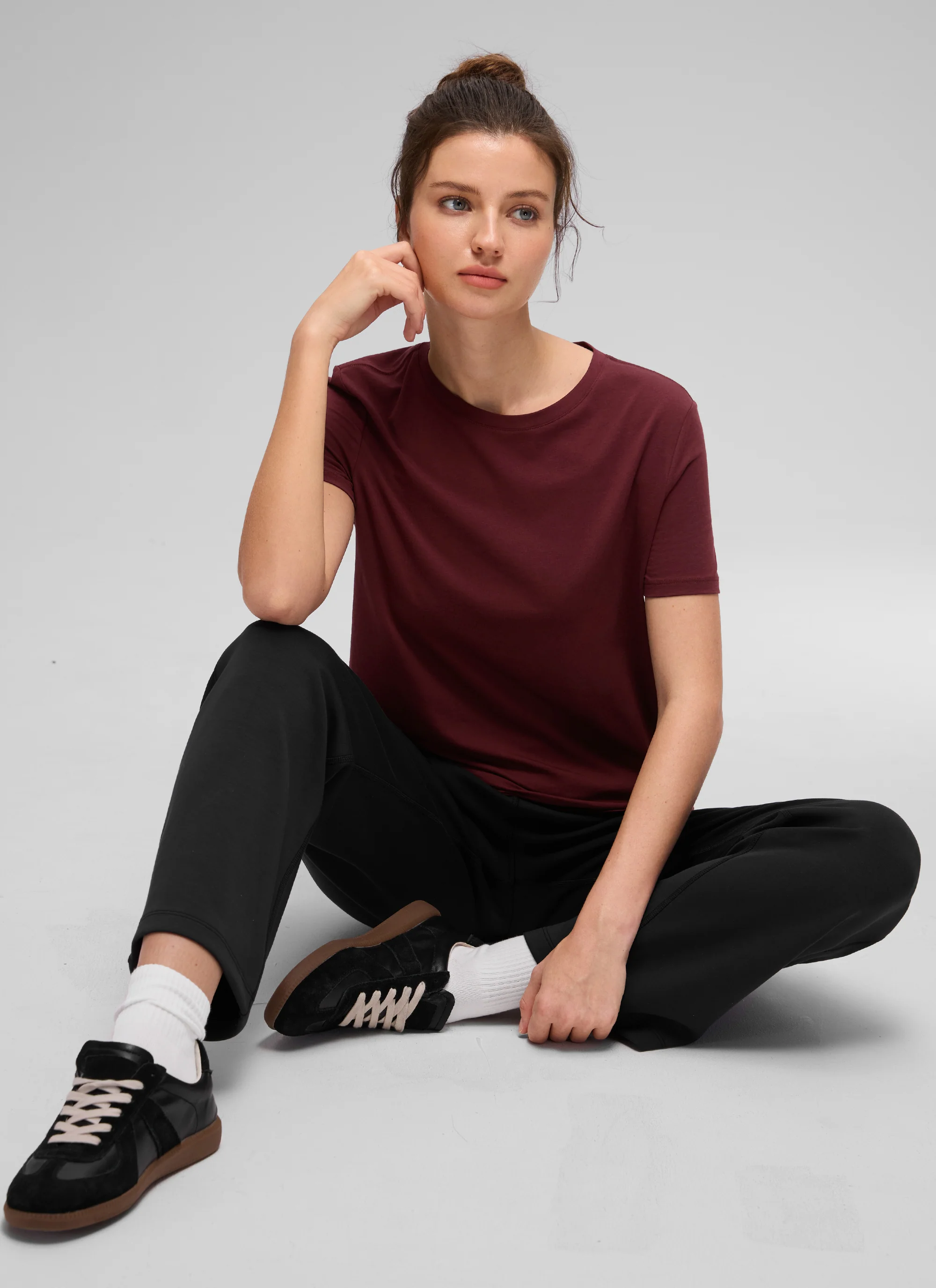 Pima Cotton Round Neck Short Sleeve - Image 7