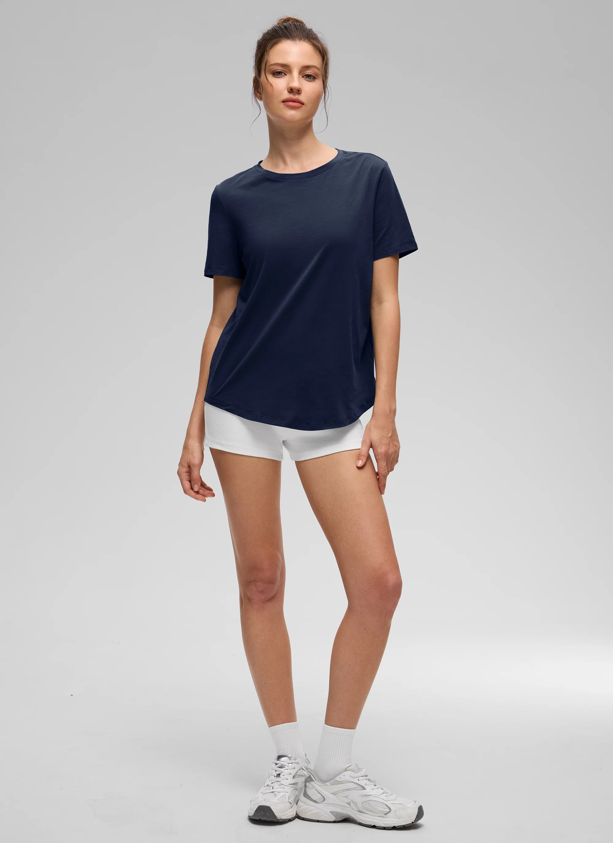 Pima Cotton Round Neck Short Sleeve - Image 11