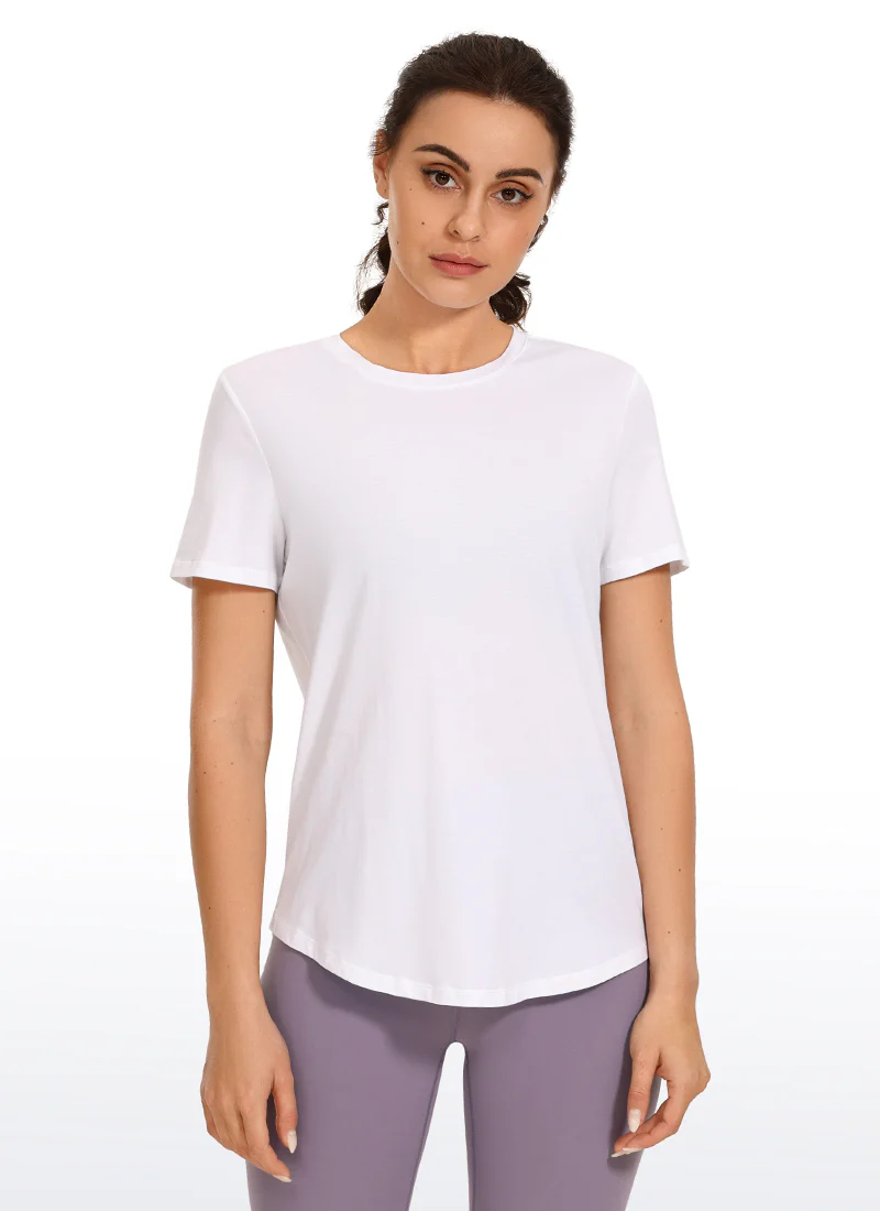Pima Cotton Round Neck Short Sleeve - Image 13