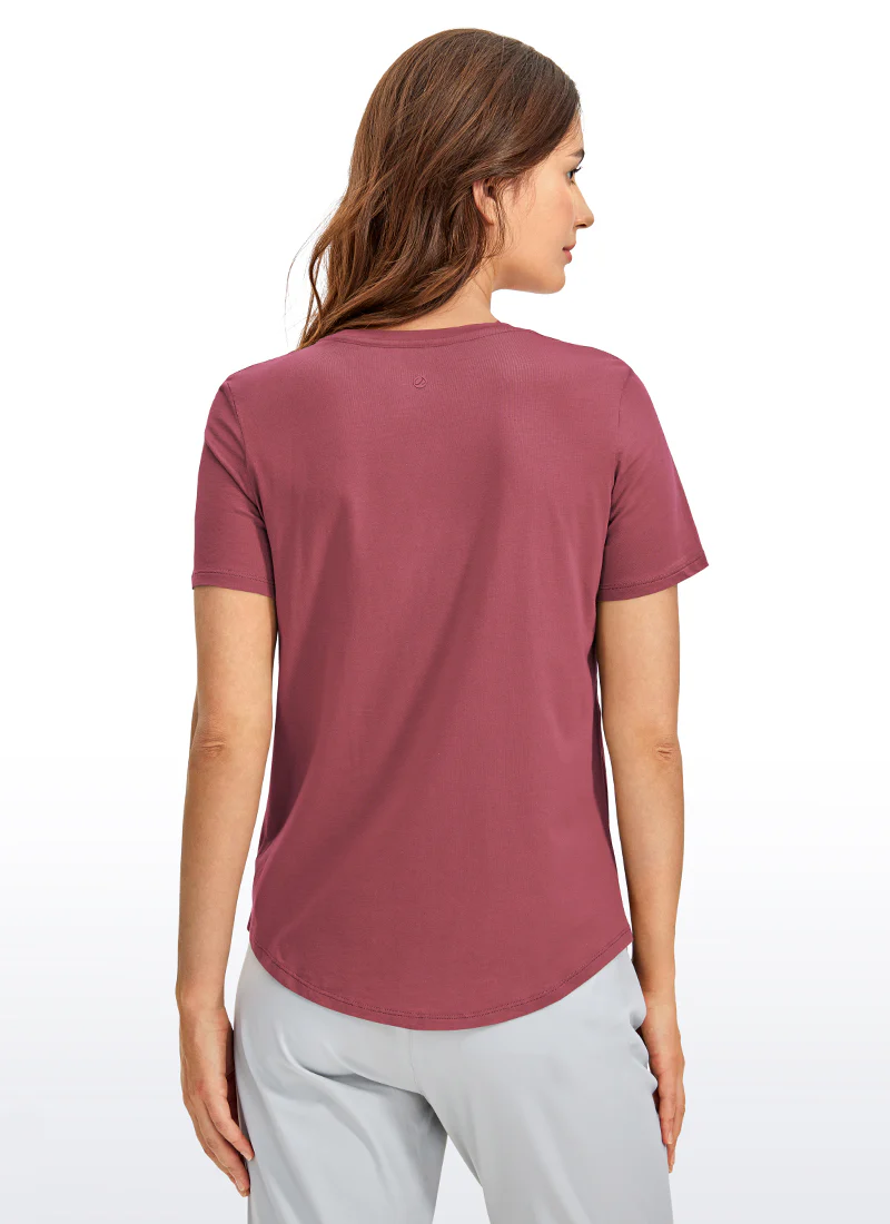 Pima Cotton Round Neck Short Sleeve - Image 18