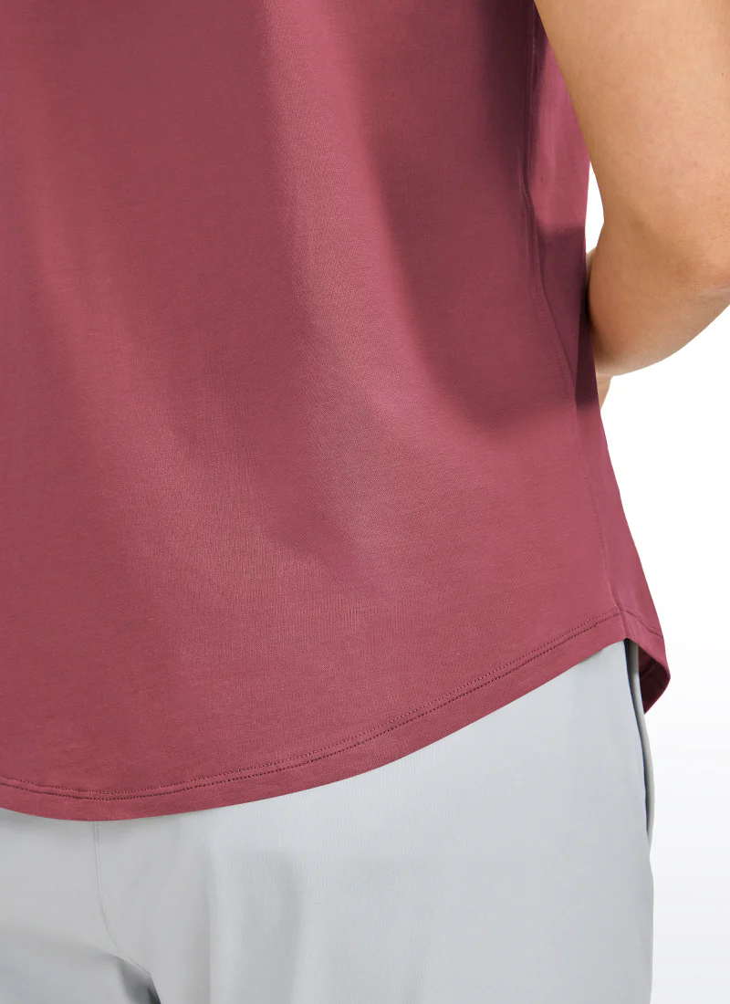 Pima Cotton Round Neck Short Sleeve - Image 19