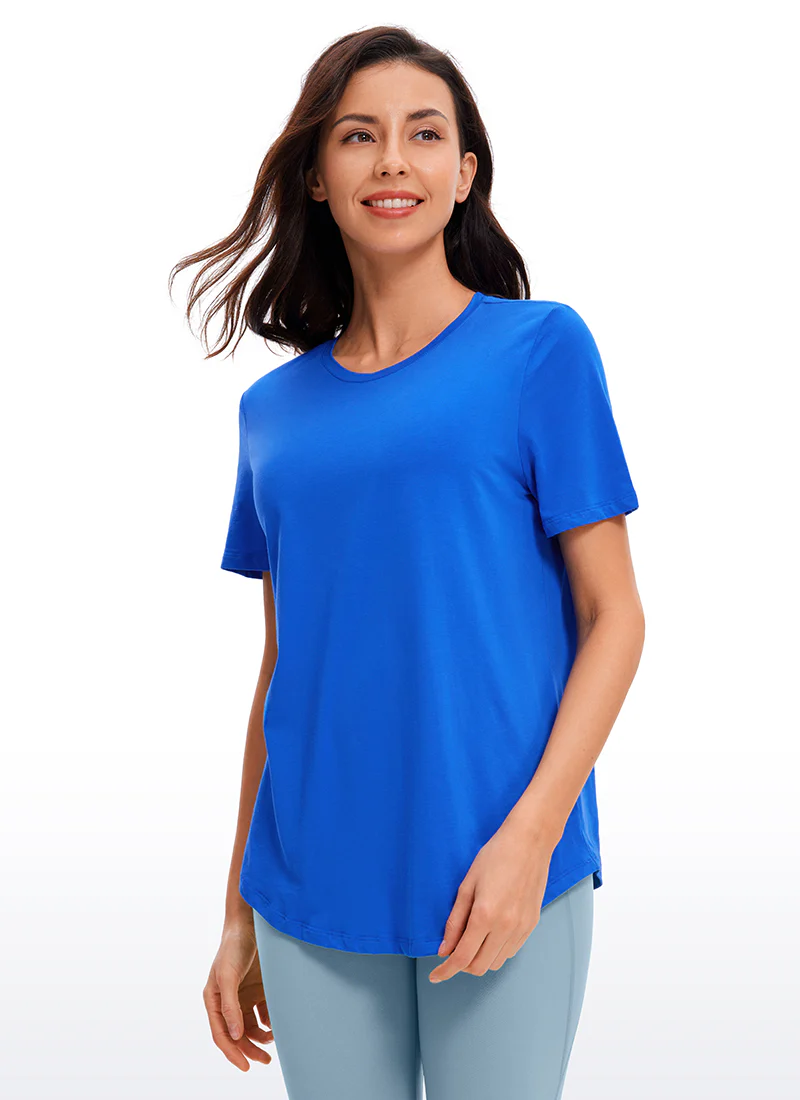 Pima Cotton Round Neck Short Sleeve - Image 20
