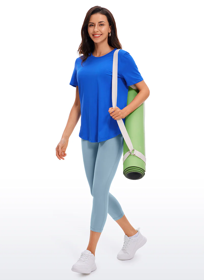 Pima Cotton Round Neck Short Sleeve - Image 21