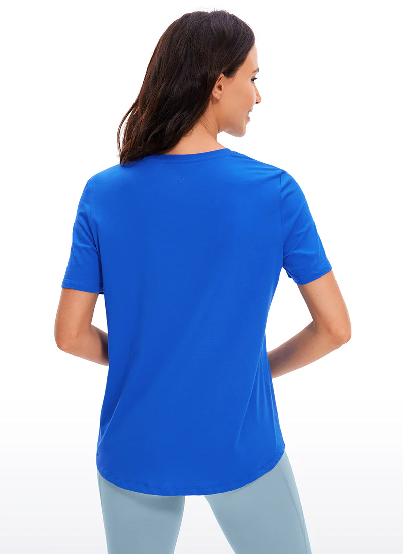 Pima Cotton Round Neck Short Sleeve - Image 22