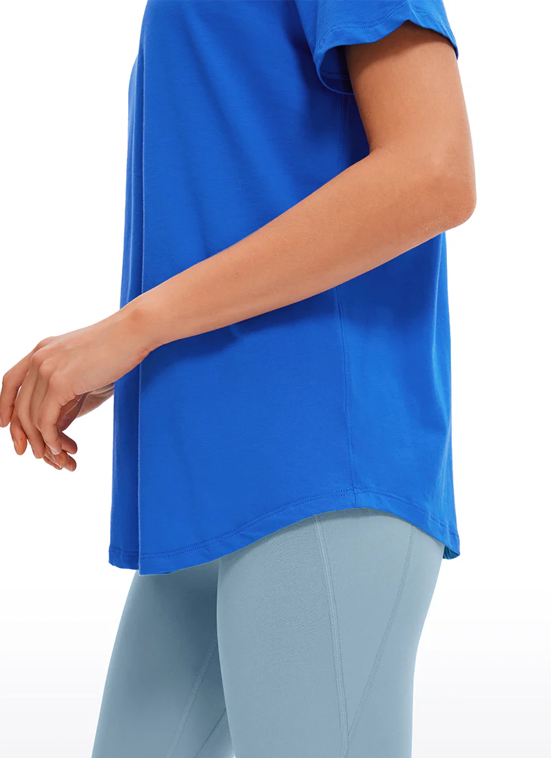 Pima Cotton Round Neck Short Sleeve - Image 23