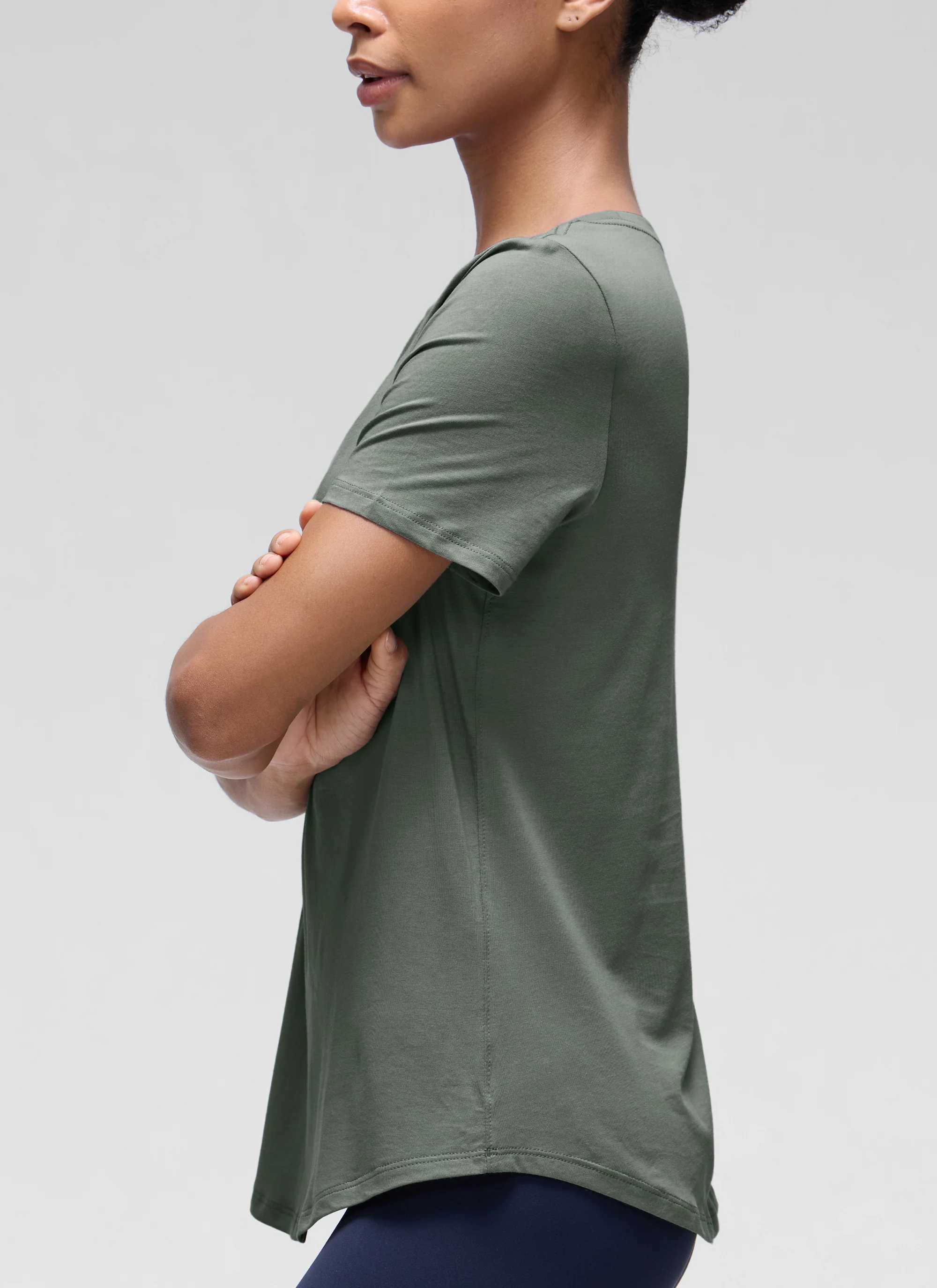 Pima Cotton Round Neck Short Sleeve - Image 4