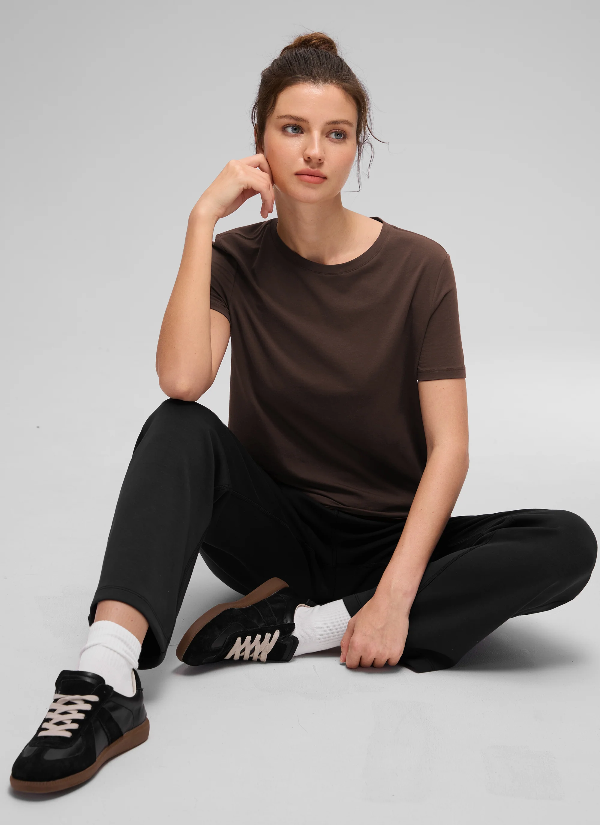 Pima Cotton Round Neck Short Sleeve - Image 7