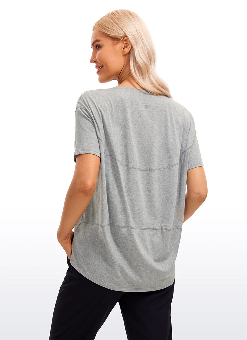 Pima Cotton Boat Neck Short Sleeve - Image 22