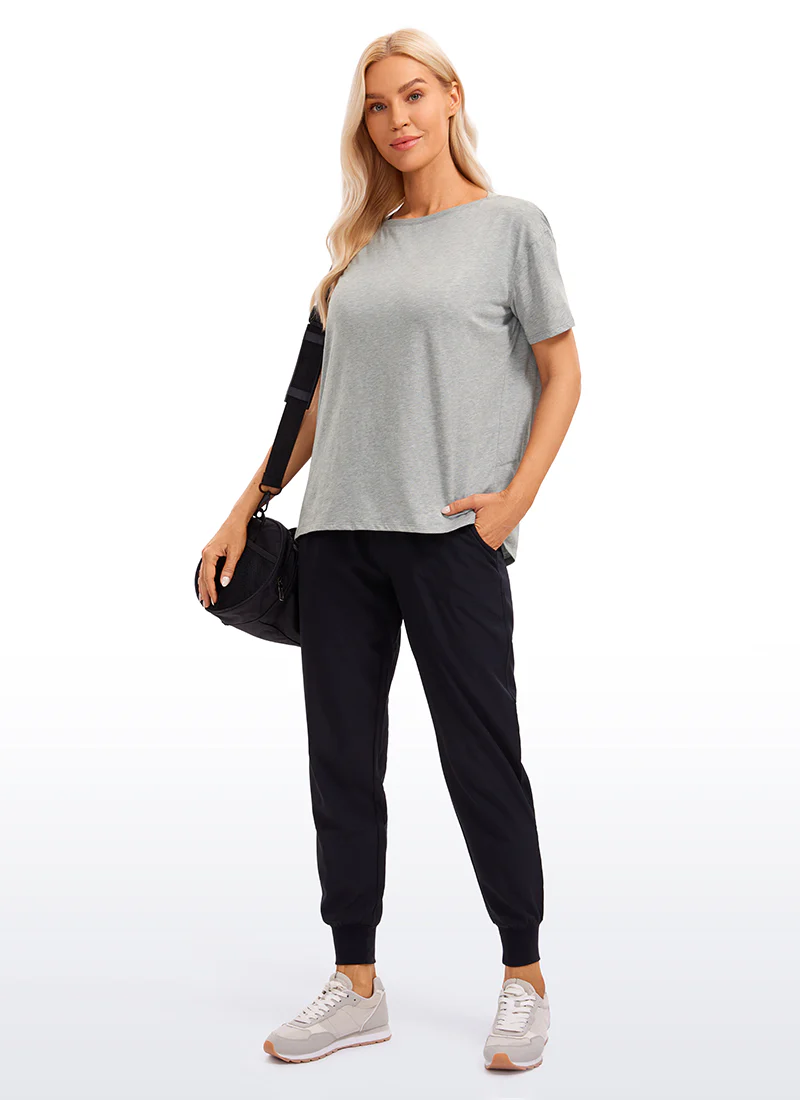 Pima Cotton Boat Neck Short Sleeve - Image 23