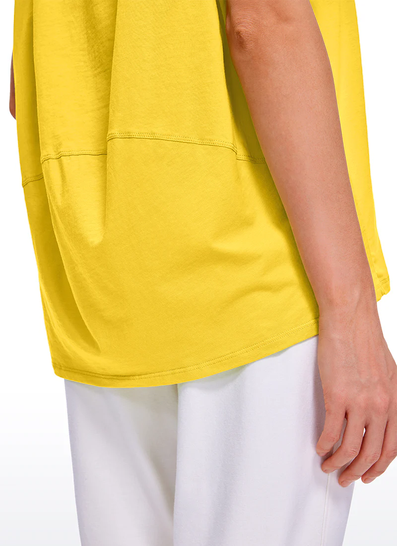 Pima Cotton Boat Neck Short Sleeve - Image 6