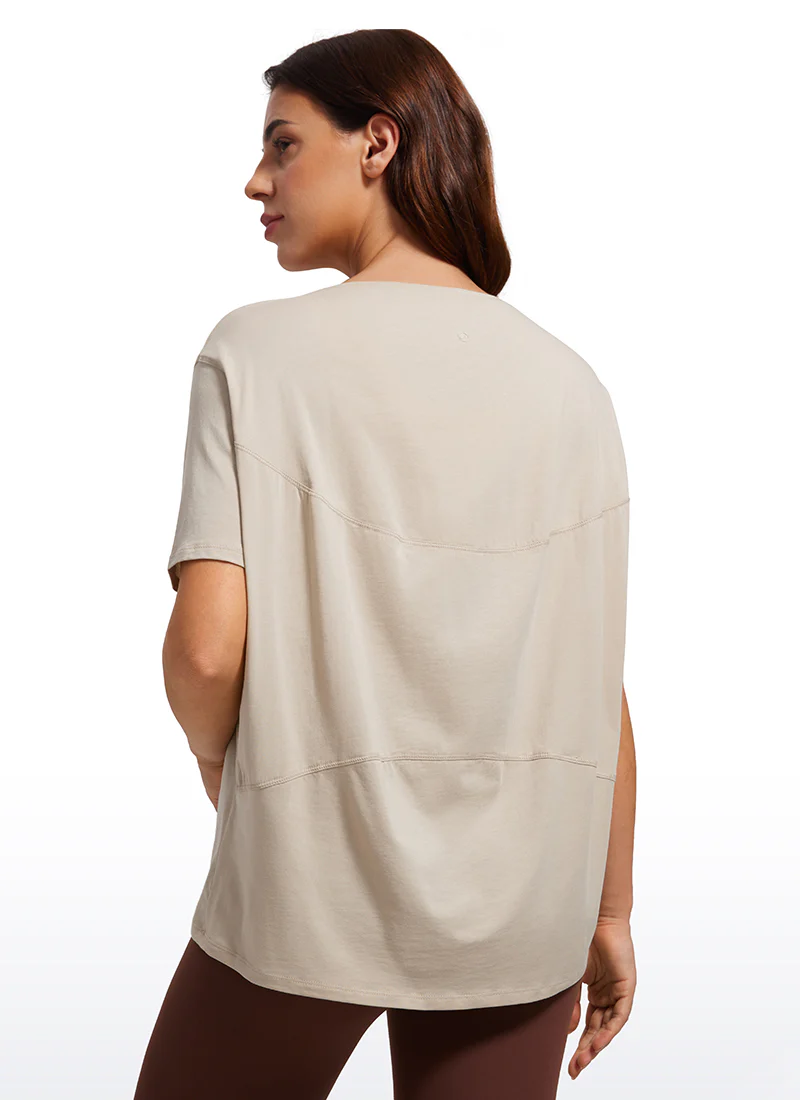 Pima Cotton Boat Neck Short Sleeve - Image 7