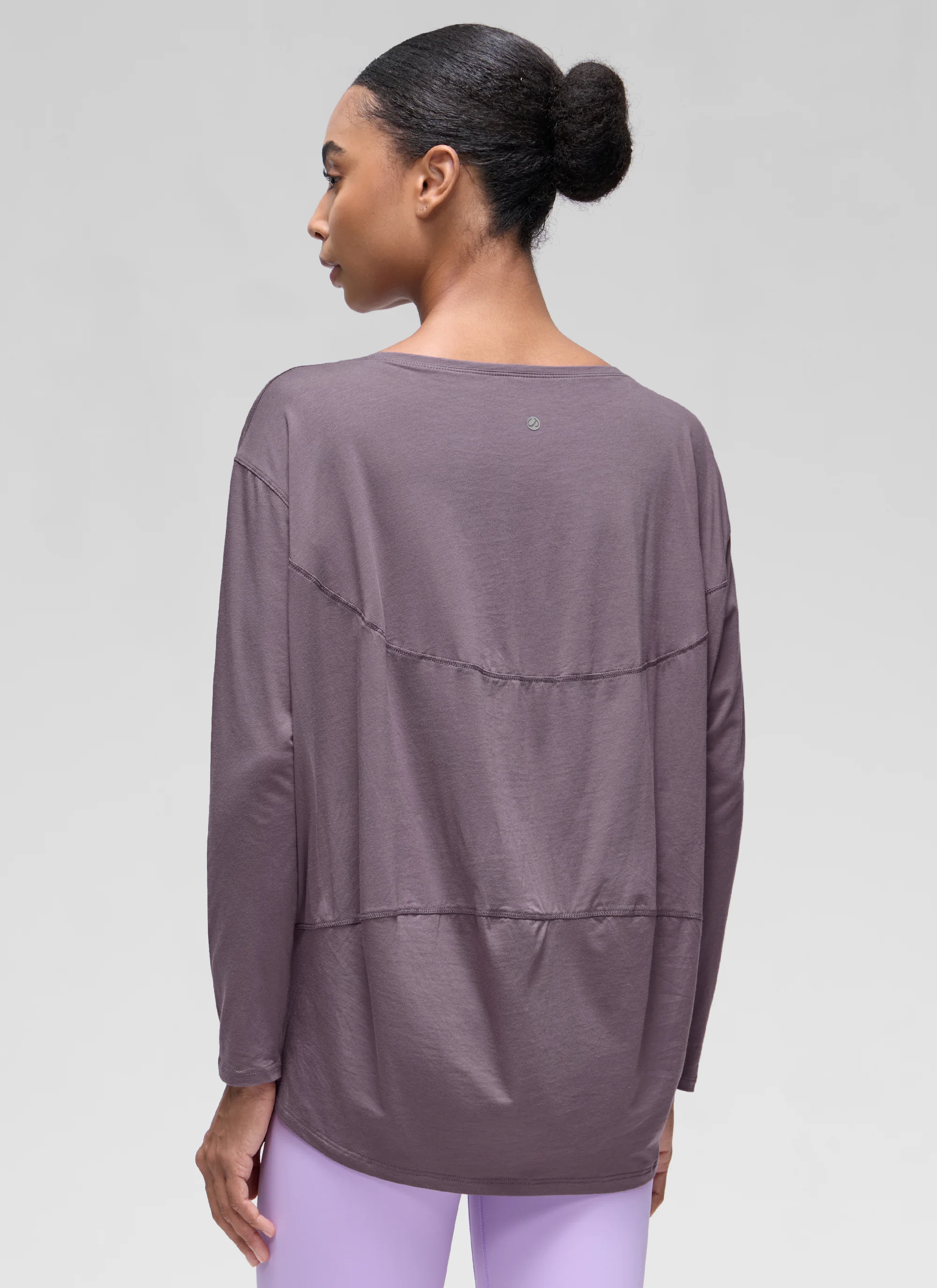 Pima Cotton Boat Neck Long Sleeve - Image 2