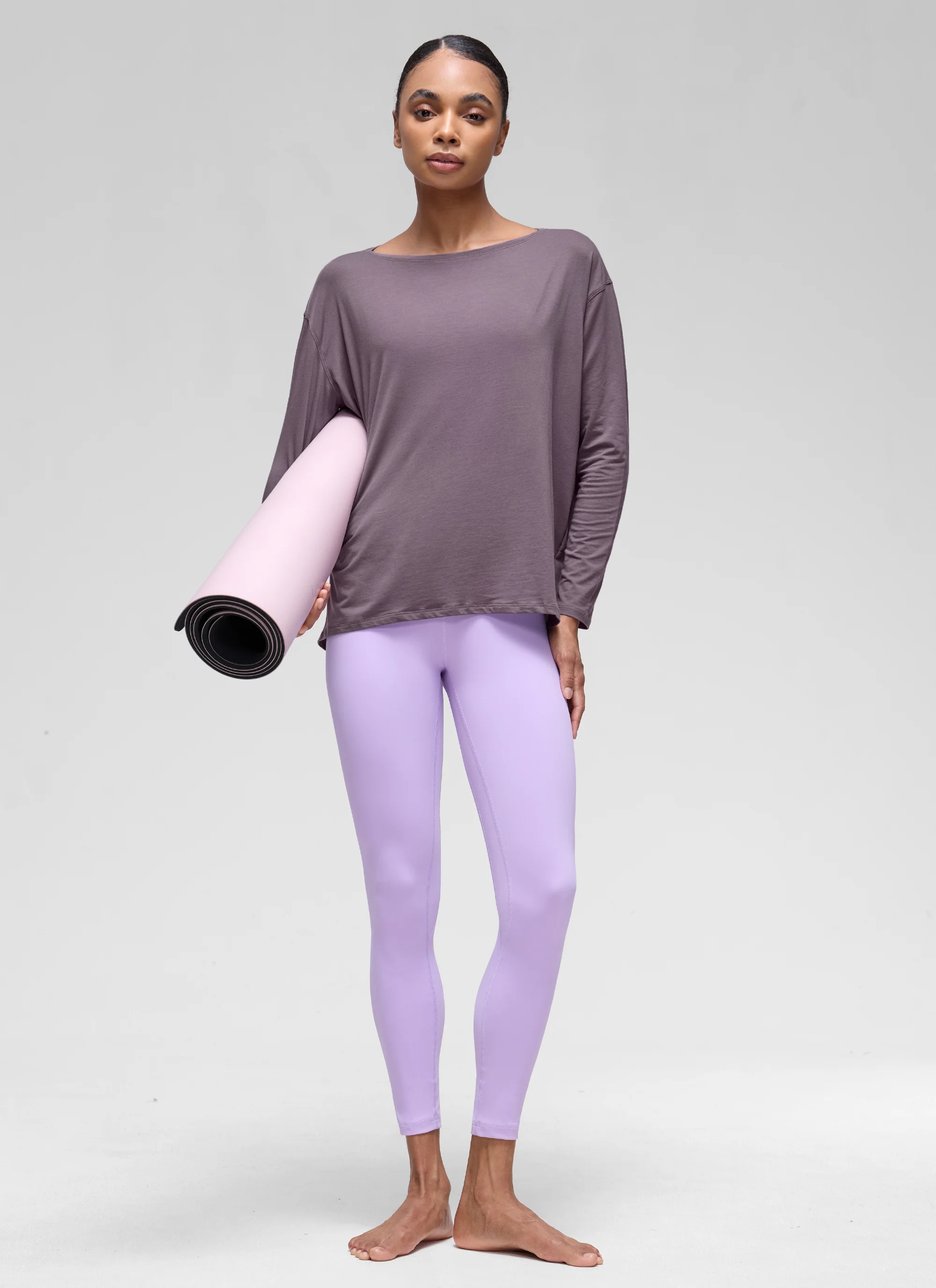 Pima Cotton Boat Neck Long Sleeve - Image 3