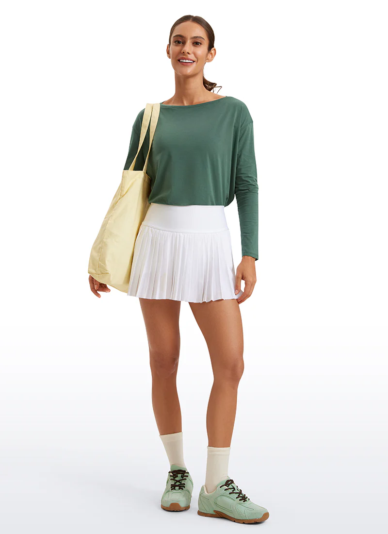 Pima Cotton Boat Neck Long Sleeve - Image 3