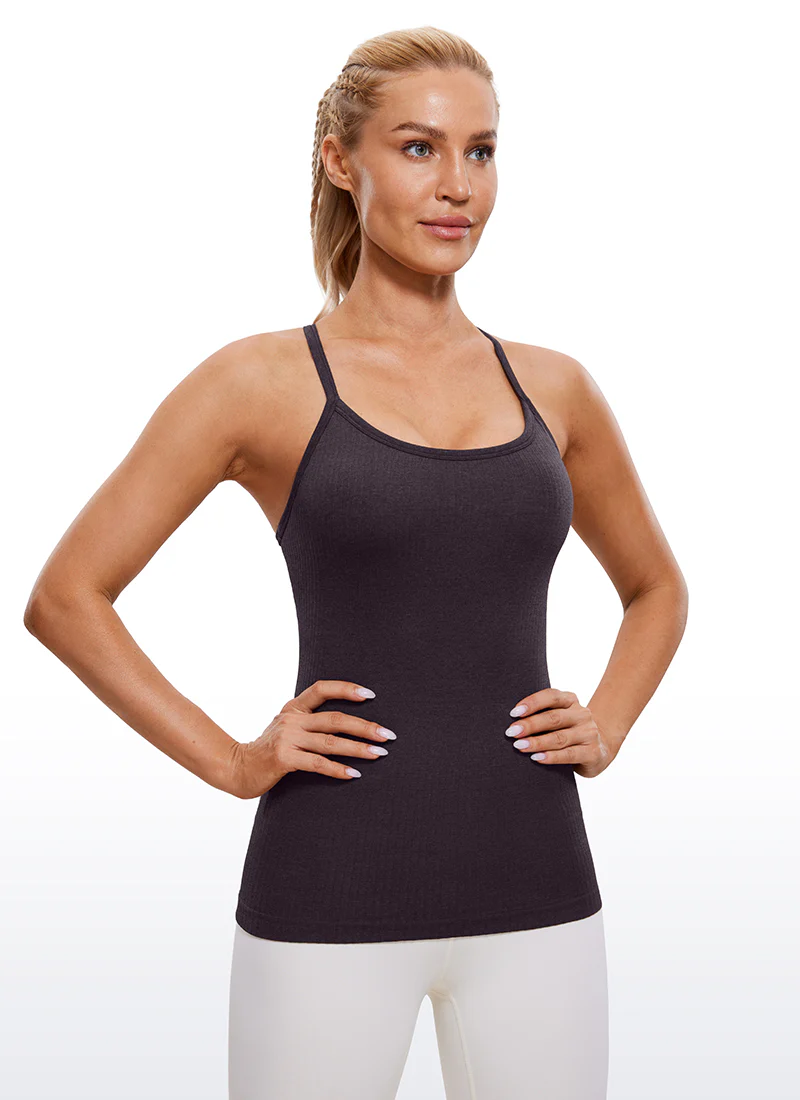 Speedy Seamless Built in Bra  Y back Tank - Image 50