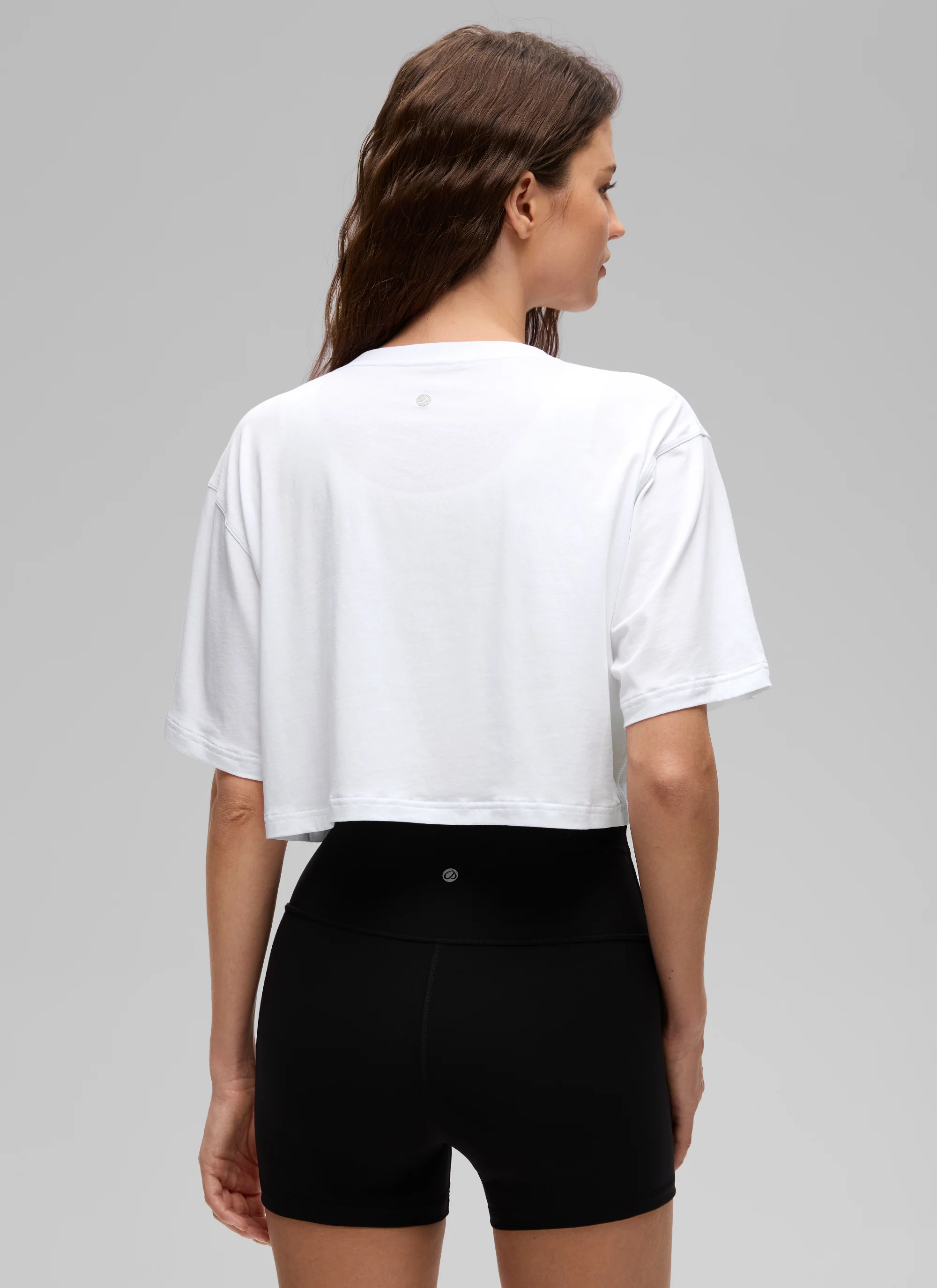 Pima Cotton Cropped Short Sleeve - Image 19