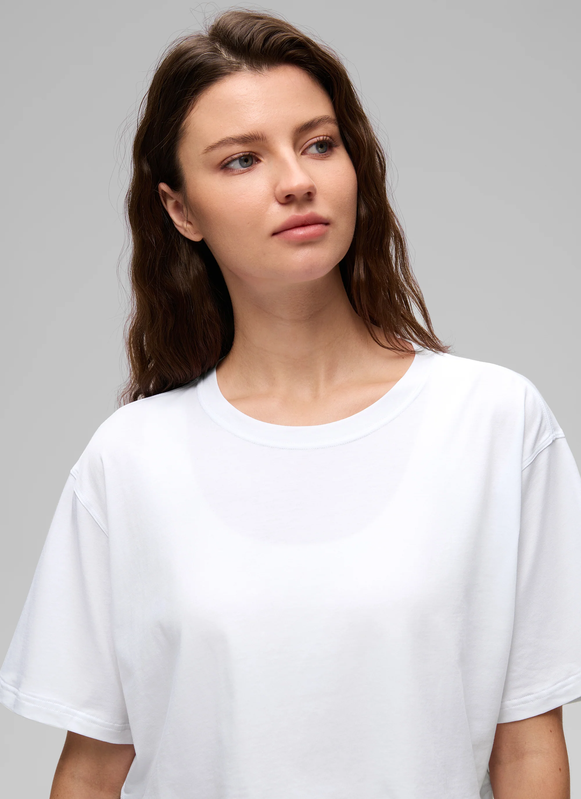 Pima Cotton Cropped Short Sleeve - Image 22