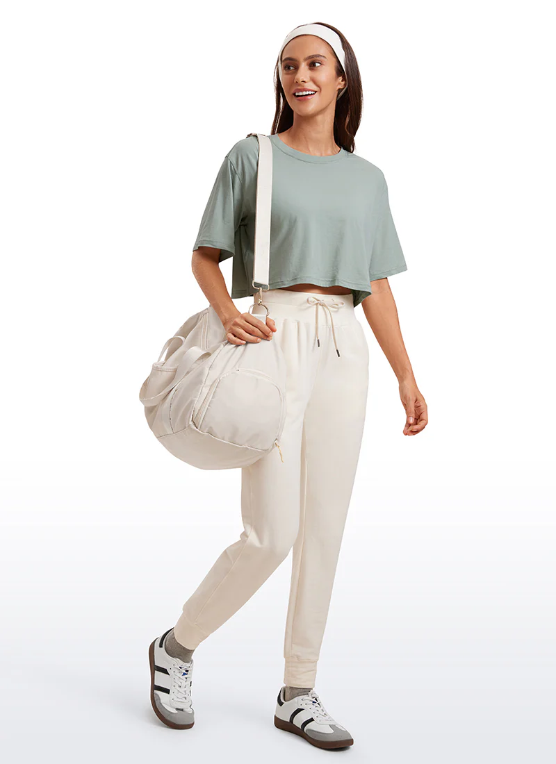 Pima Cotton Cropped Short Sleeve - Image 30