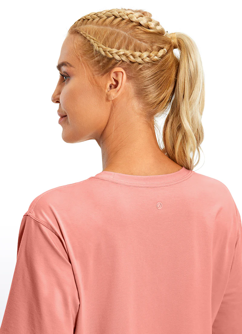 Pima Cotton Cropped Short Sleeve - Image 38