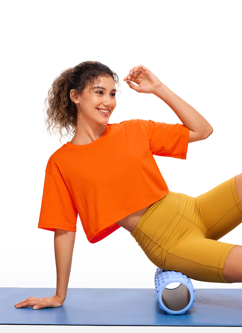 Pima Cotton Cropped Short Sleeve - Image 52