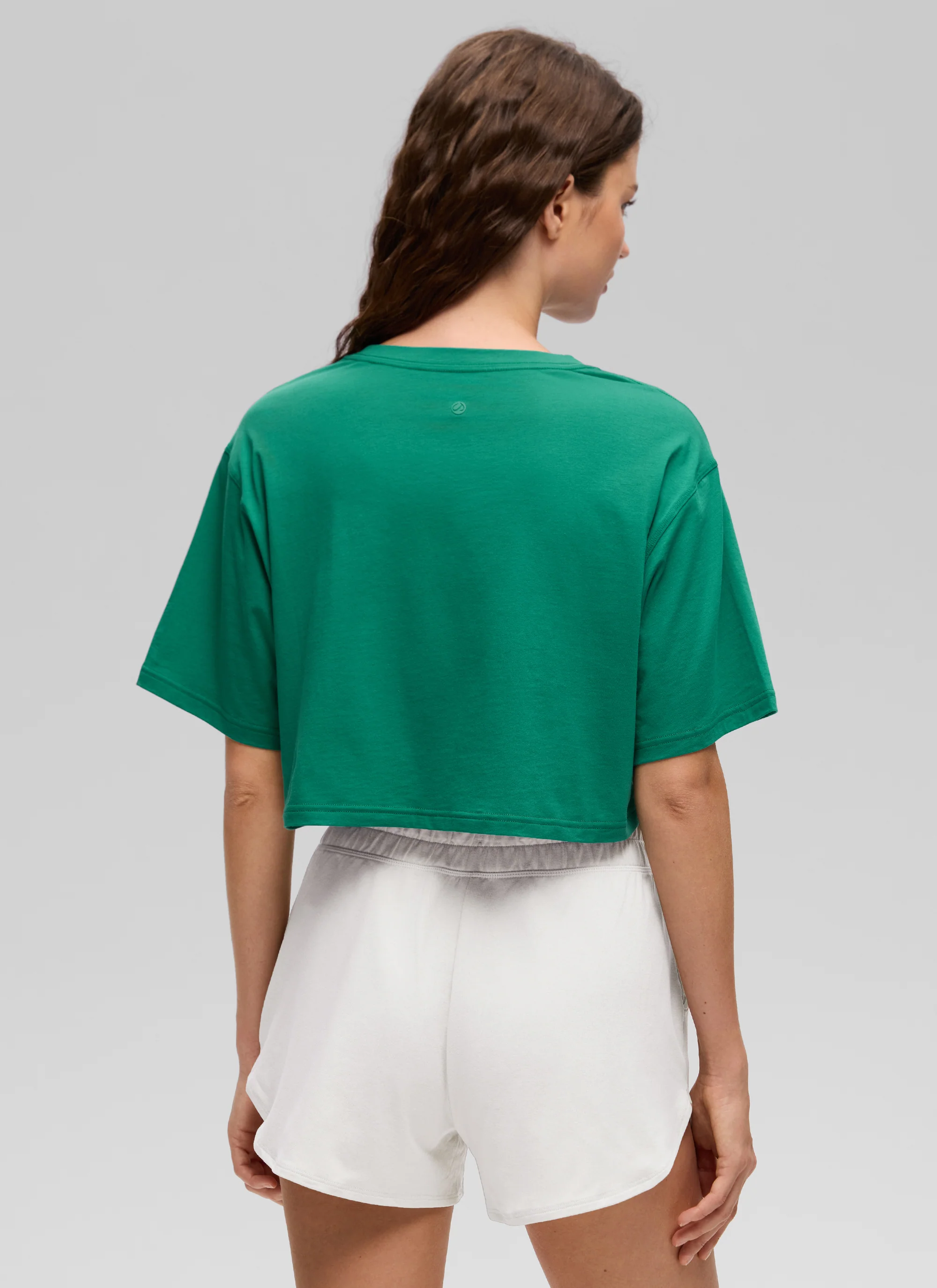 Pima Cotton Cropped Short Sleeve - Image 16