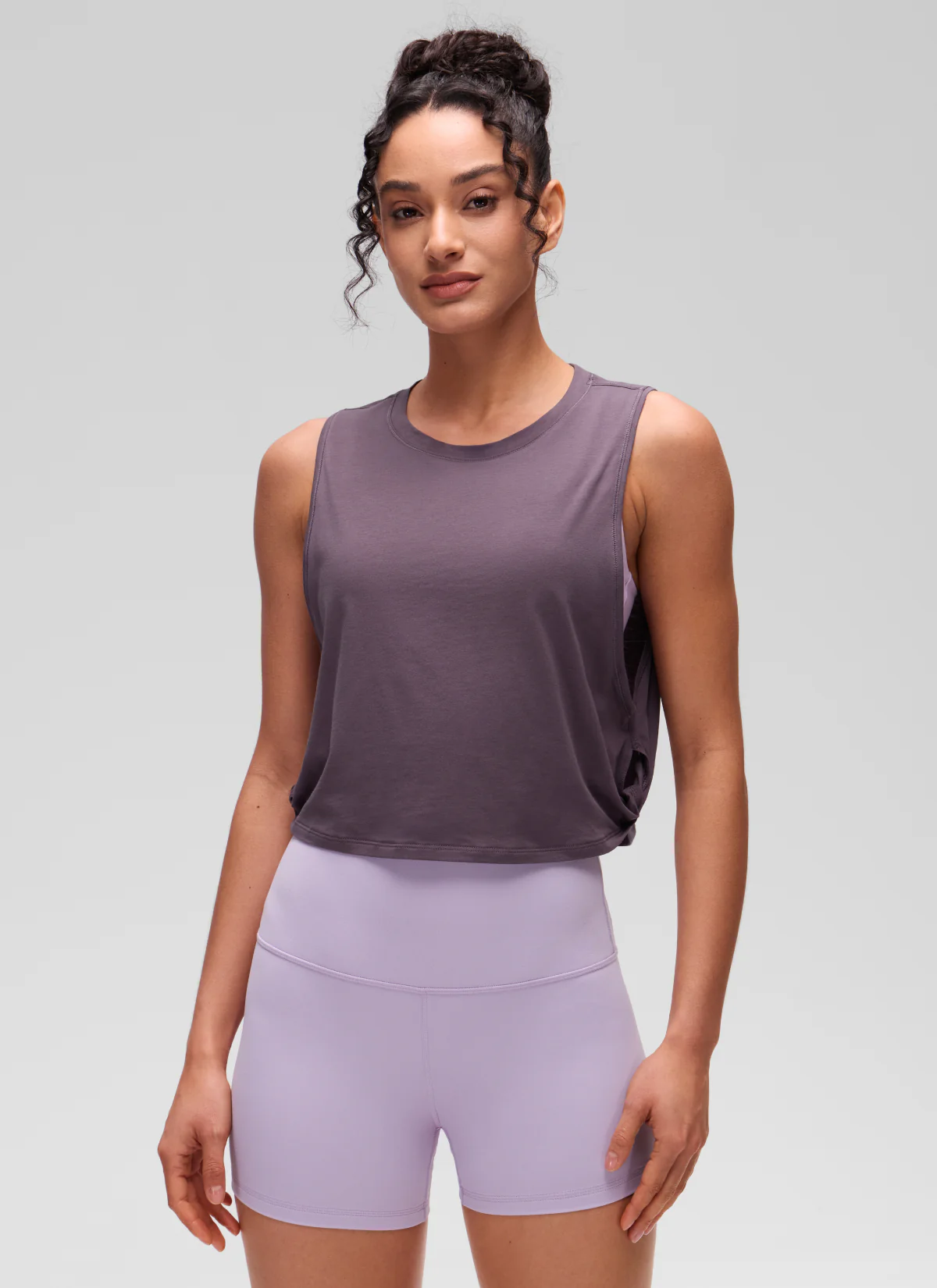 Pima Cotton Crop Deep Armhole Tank - Image 5